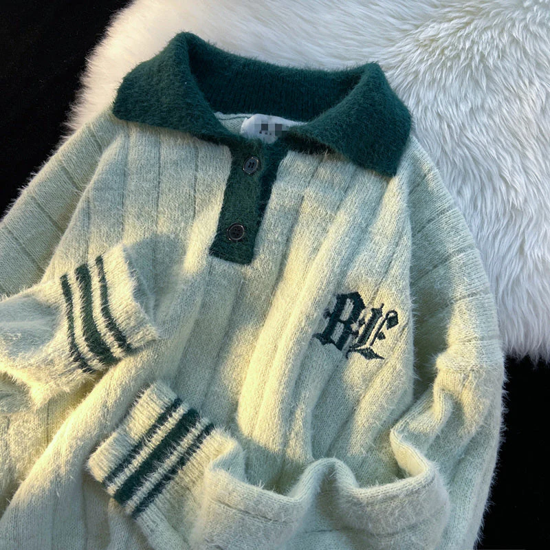Polo Neck Cozy Knit Sweater - Image 7