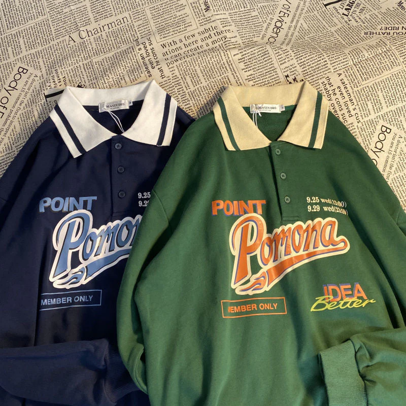 Polo Pomona Vintage Collar Sweatshirt - Image 10