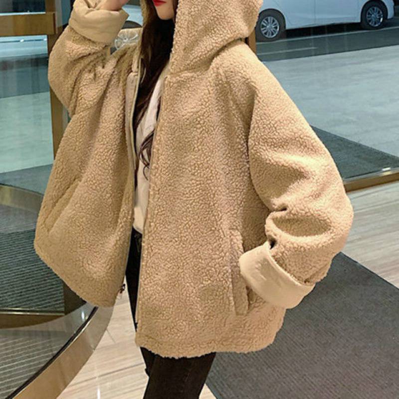 Preppy Reversible Lambswool Hooded Jacket - Image 5