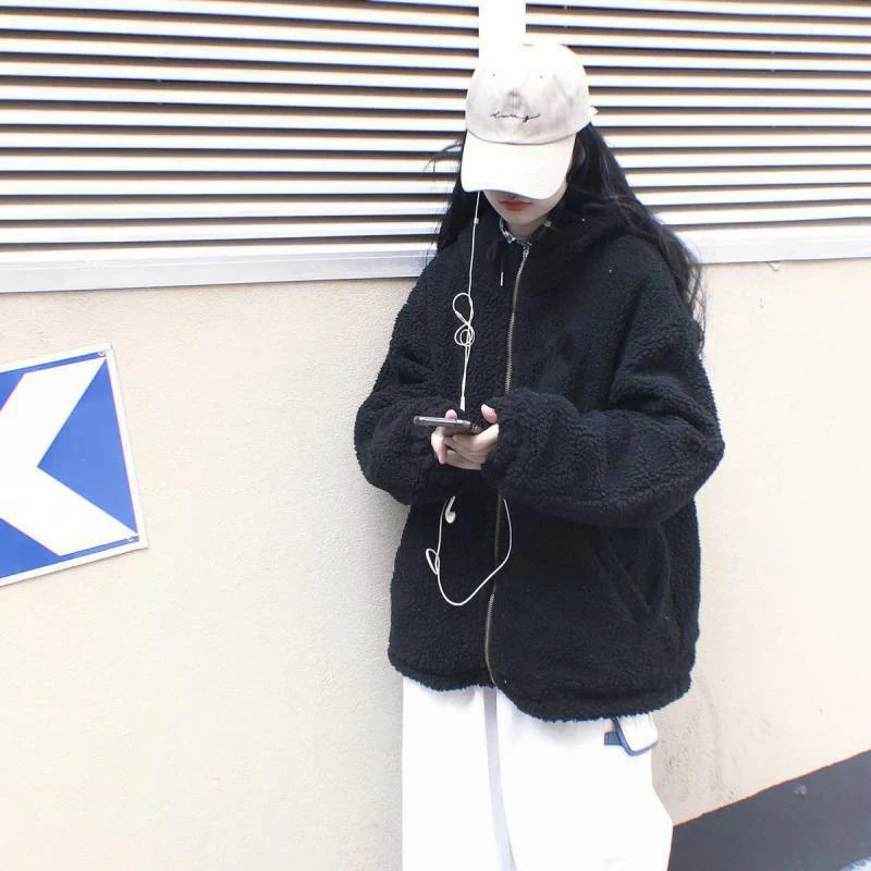 Preppy Reversible Lambswool Hooded Jacket - Image 7