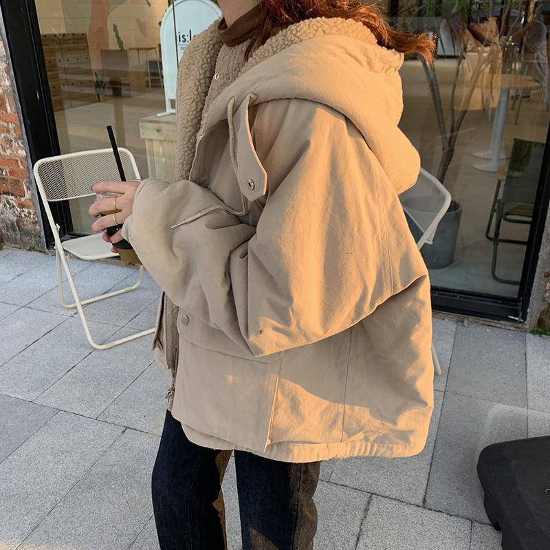 Preppy Reversible Lambswool Hooded Jacket - Image 8