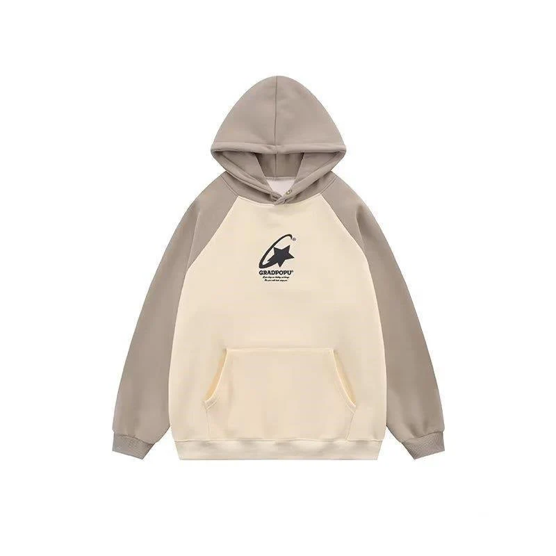 Print Raglan Oversized Hoodie - Image 4