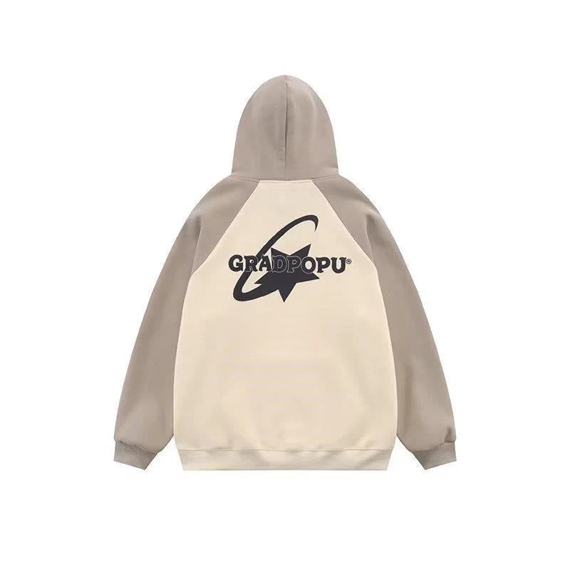 Print Raglan Oversized Hoodie - Image 7