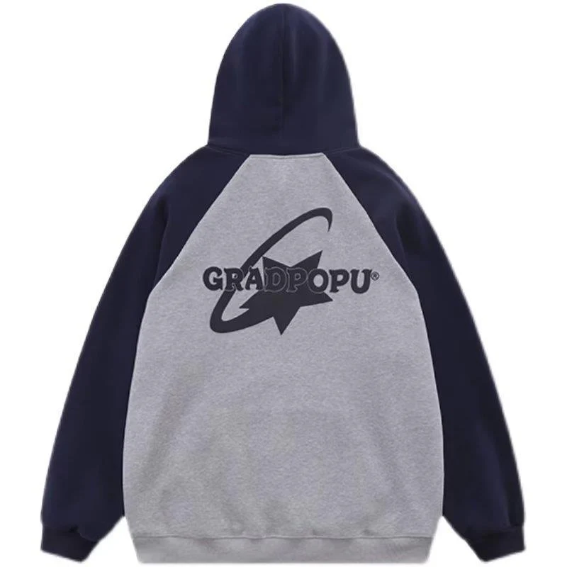 Print Raglan Oversized Hoodie - Image 9