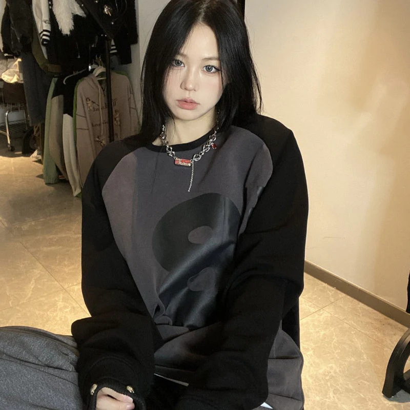 Print Raglan Zip Up Sleeve Sweatshirt - Image 3