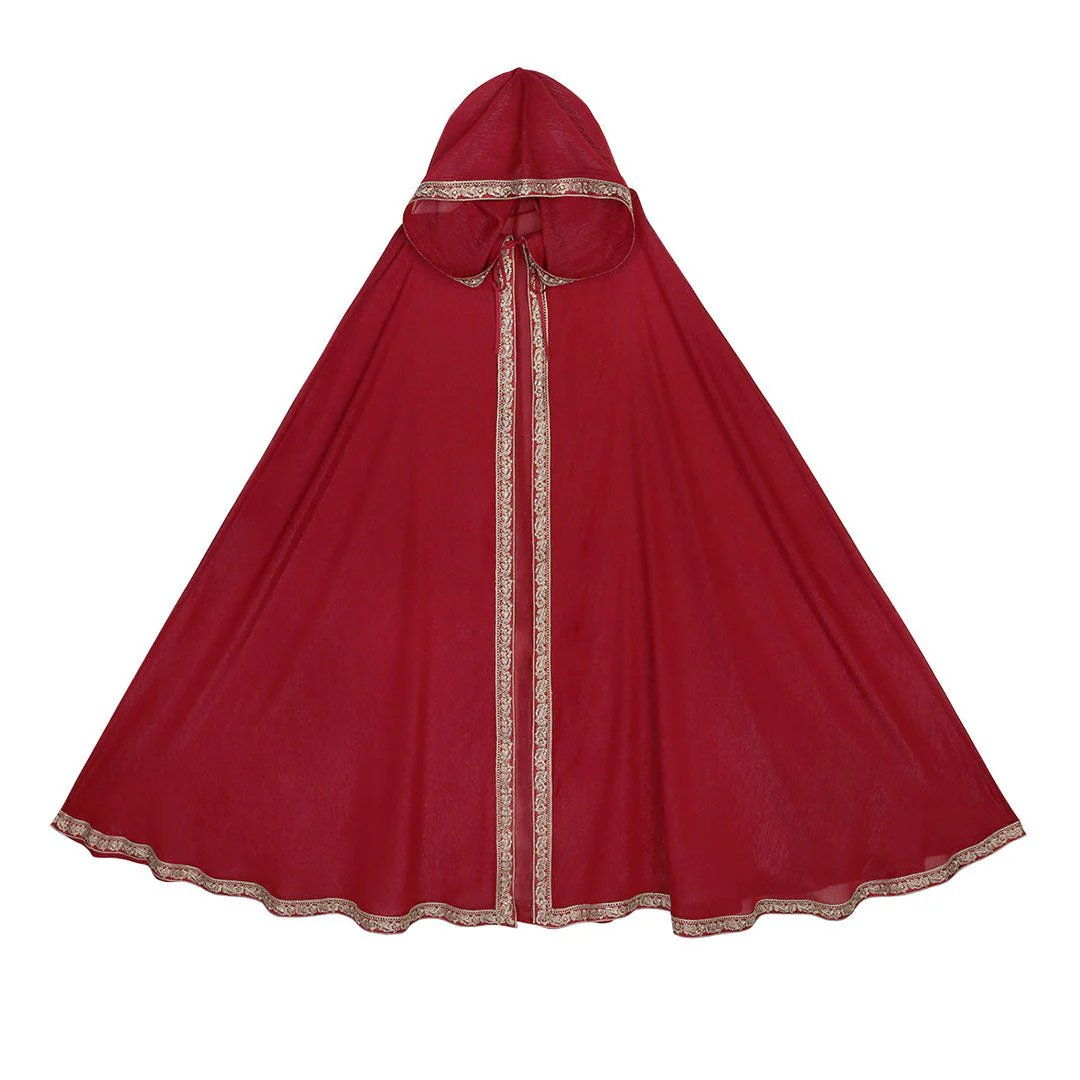 Red Cape Hanfu Skirt Set - Image 5