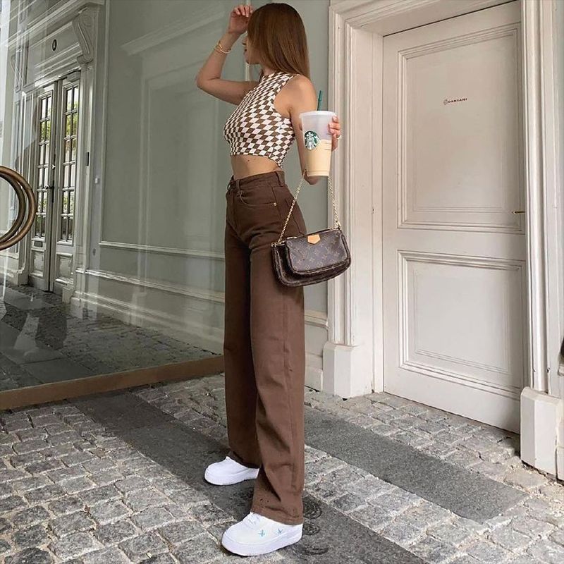 Retro Brown Pants - Image 6