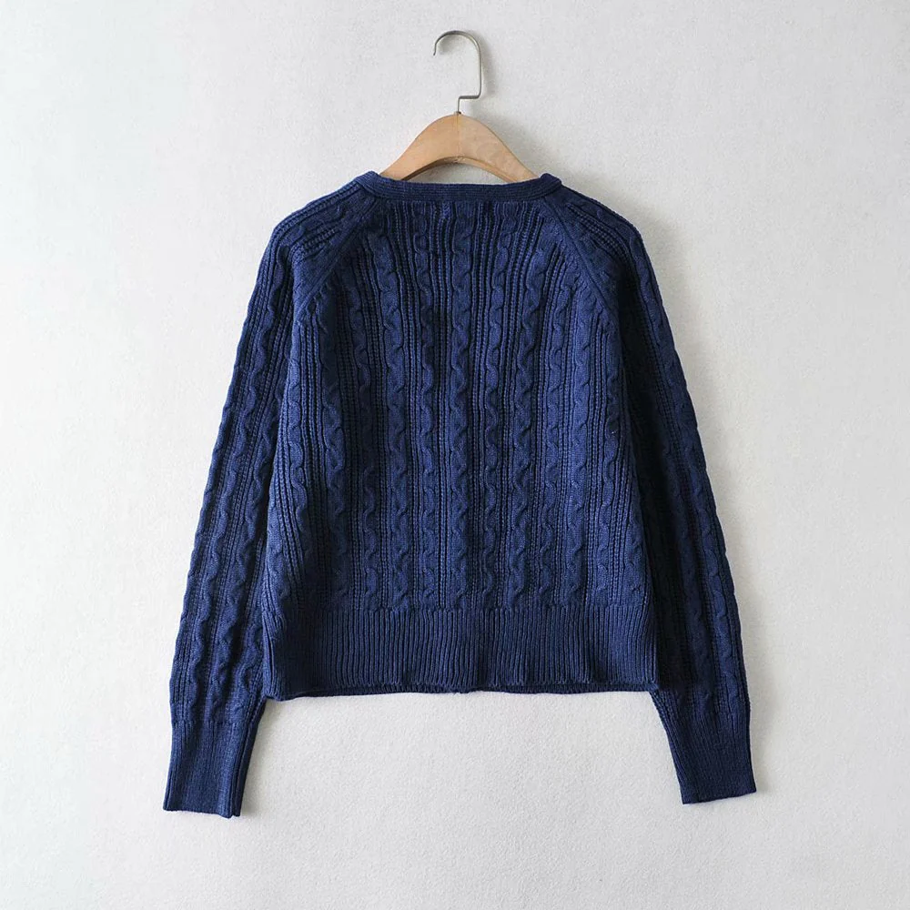 Retro Embroidery Flowers Cardigan - Image 5