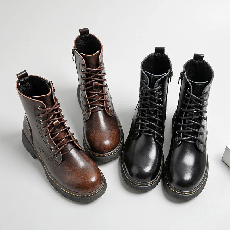 Retro Motorcycle Boots - Image 3