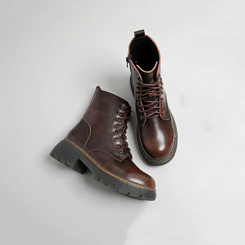 Retro Motorcycle Boots - Image 4