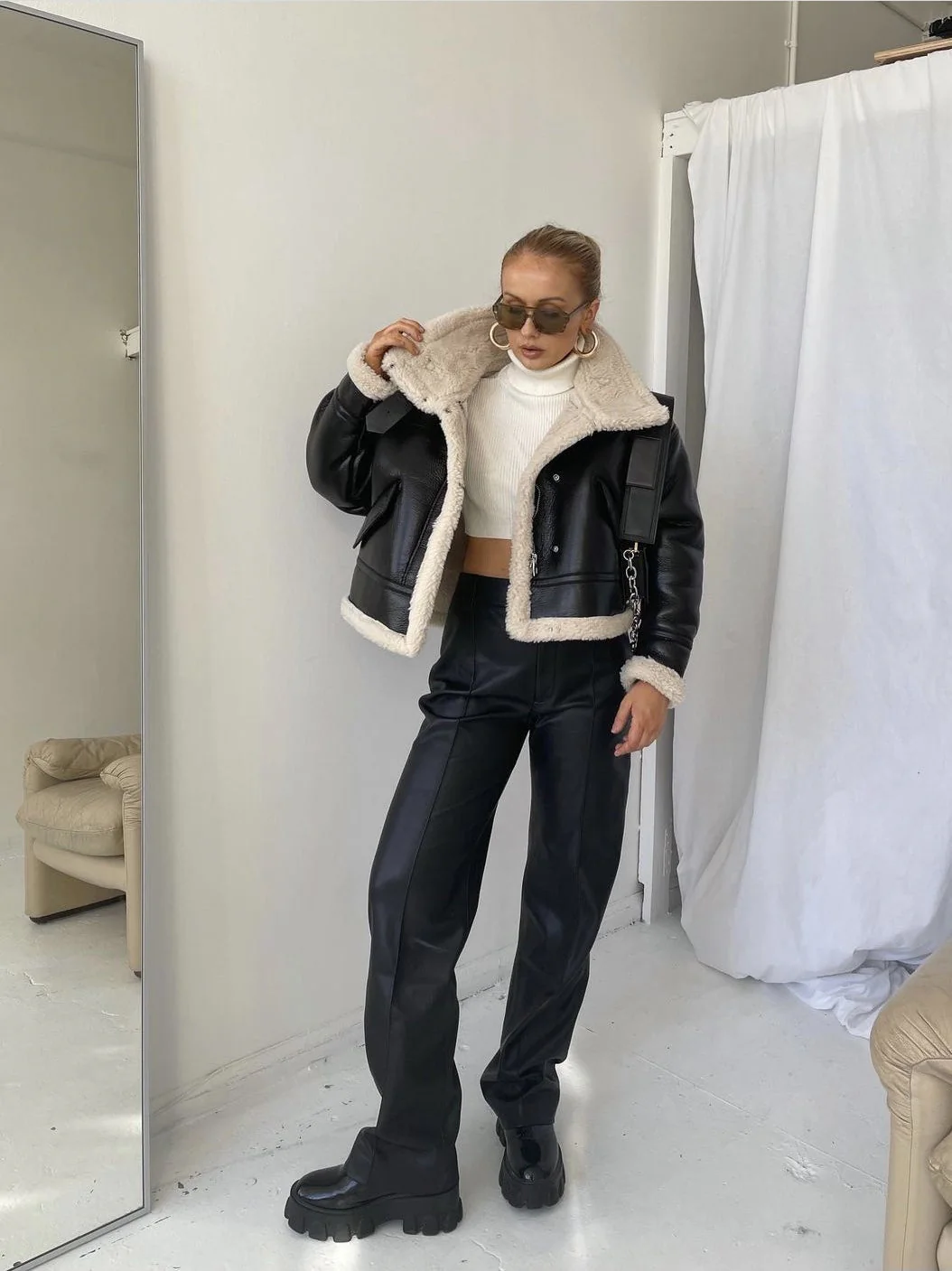 Retro Motorcycle Jacket - Image 3