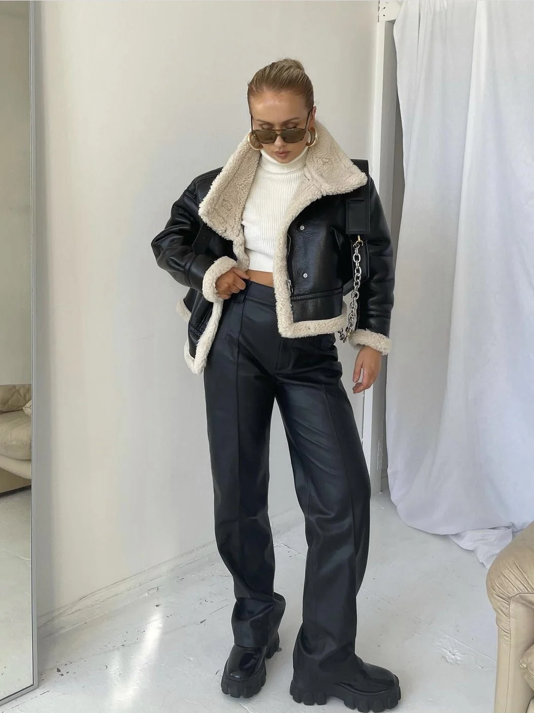 Retro Motorcycle Jacket - Image 6