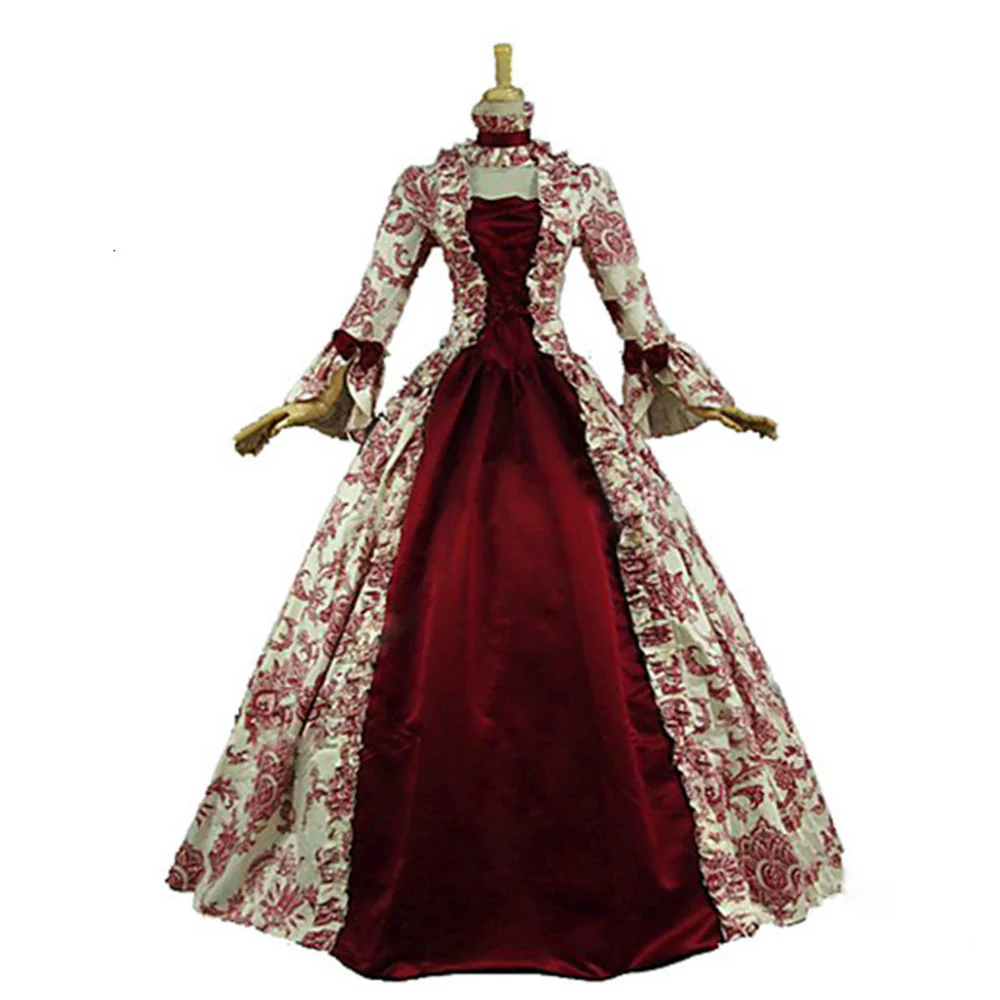 Retro Performance Costume Cos Dress - Image 5