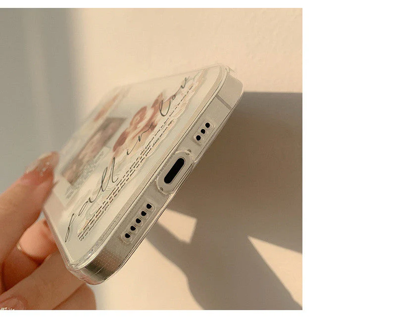 Fall in Love Angel Phone Case - Image 4