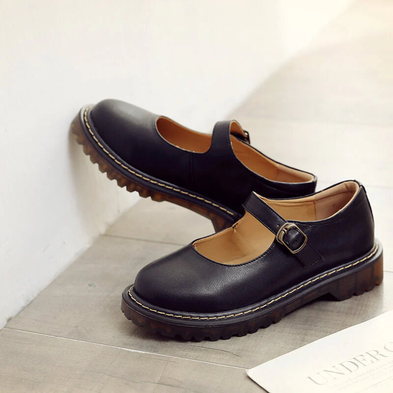 Retro Sweet Student Shoes - Image 2
