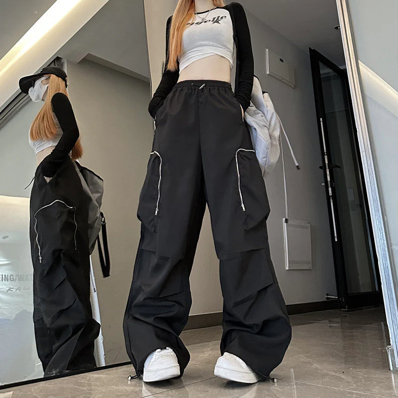 Ruched Straight Leg Cargo Pants - Image 7