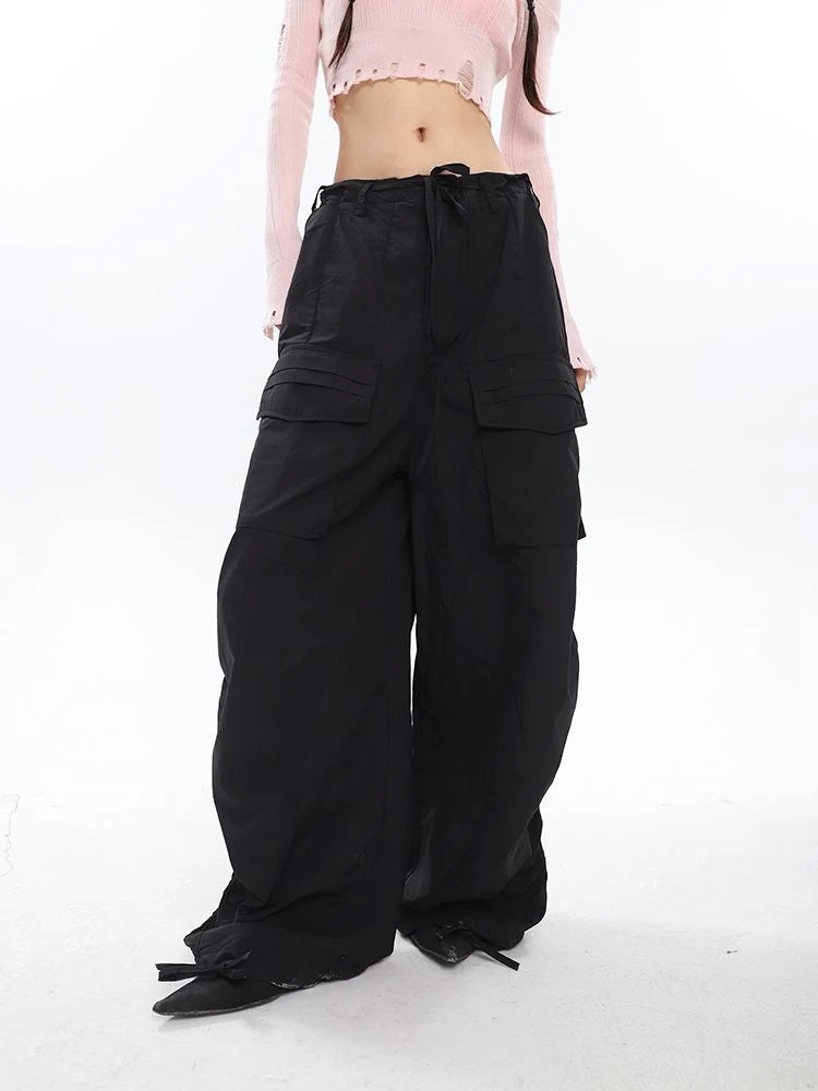 Ruched Y2K Baggy Cargo Pants - Image 5
