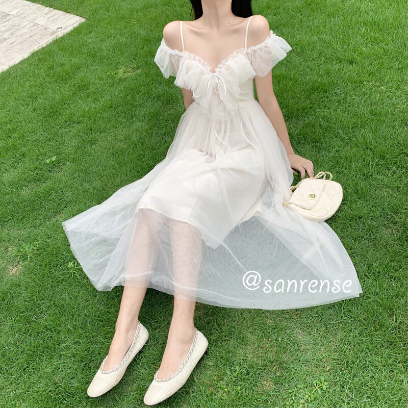 Strap Lace Dress - Image 3