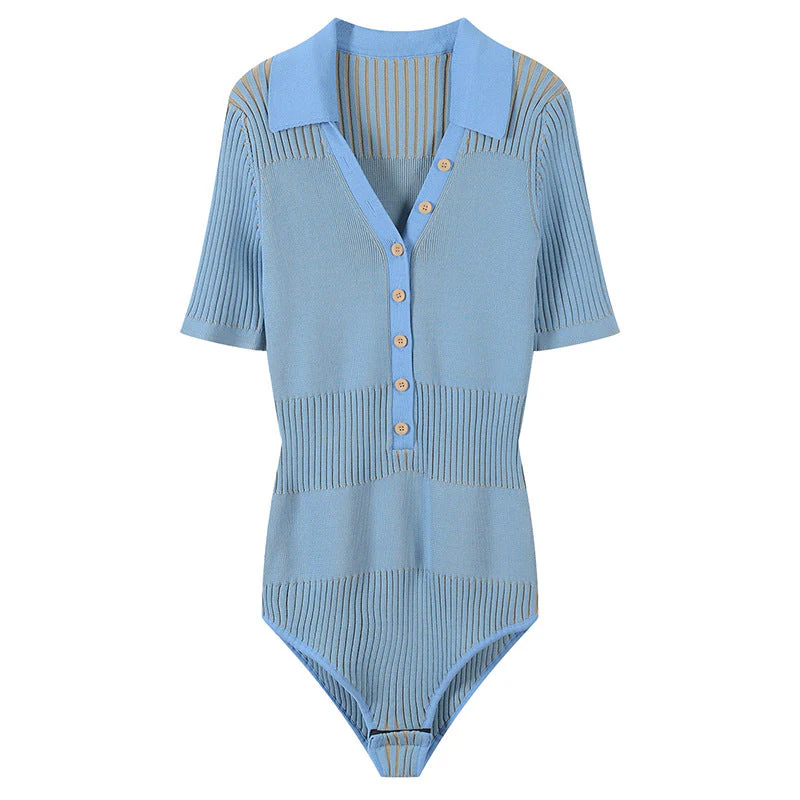 Silk Short-sleeved Bodysuit - Image 5