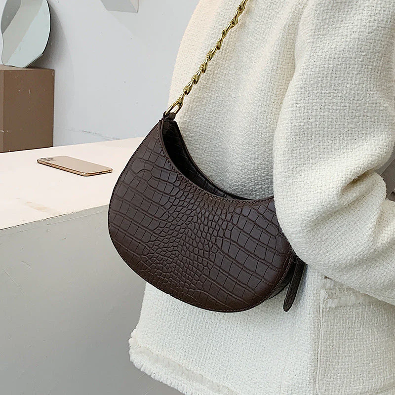 Simple One-shoulder Armpit Bag - Image 8