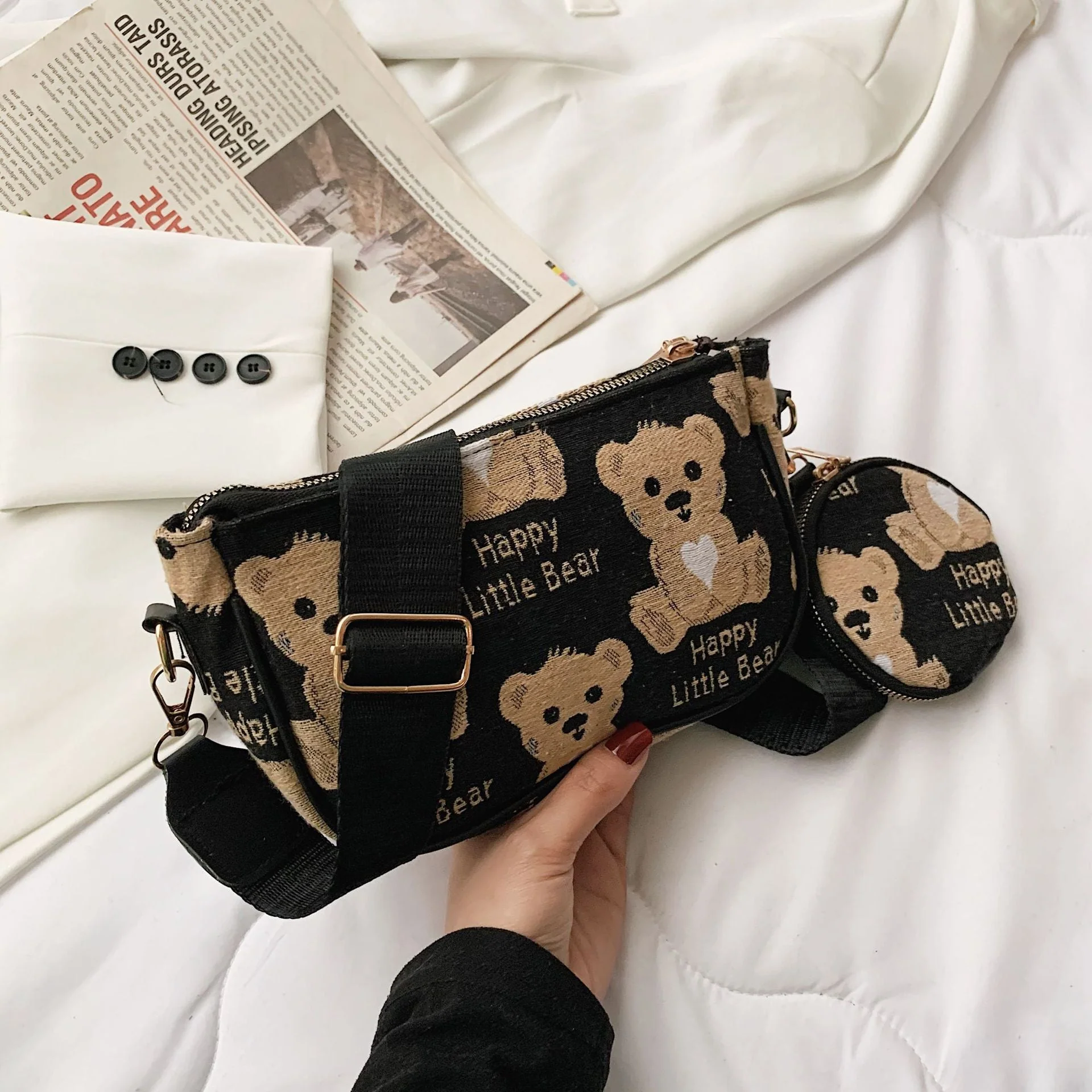 Simple One-Shoulder Bag - Image 5