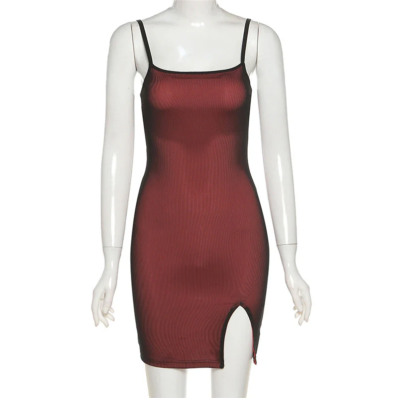 Slim-fit And Split-hip Dress - Image 4