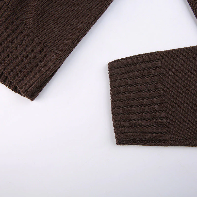 Slim Zipper Casual Hooded Sweater - Image 10