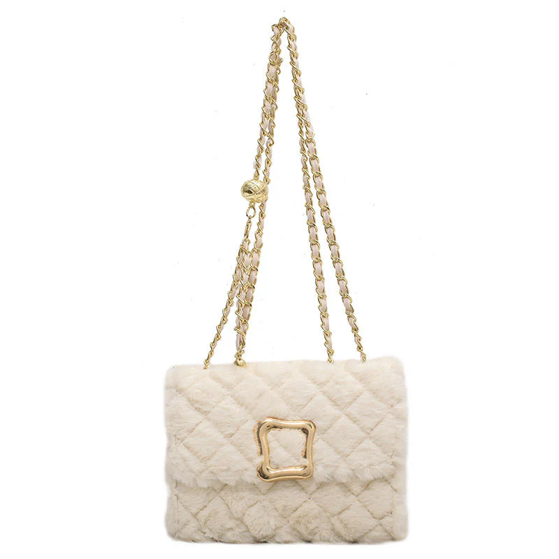 Small Fur Square Bag - Image 2