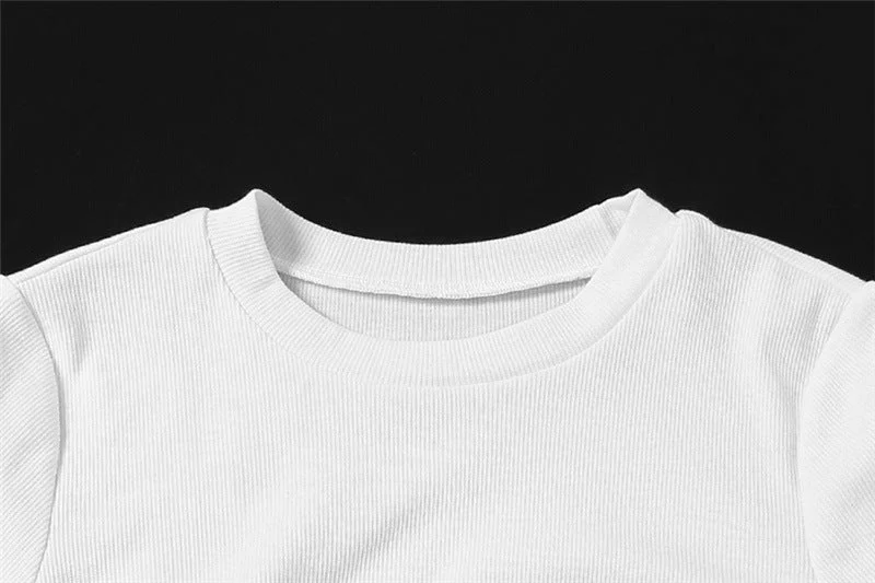 Splash Print Grunge Crop Top - Image 5