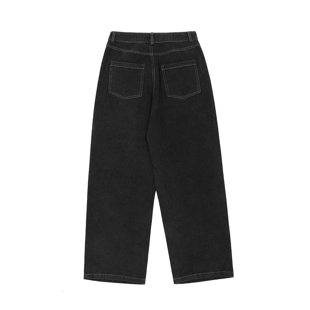 Spoof abstract character print jeans - Image 8
