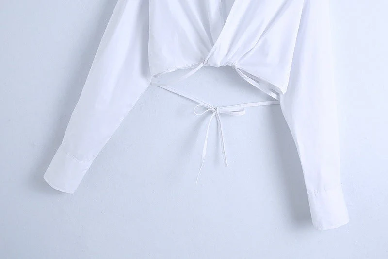 Spring Short Casual Blouse - Image 5