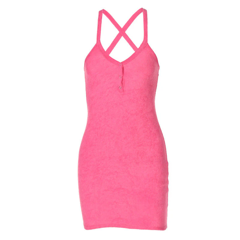 Spring Sling V-Neck Dress - Image 7