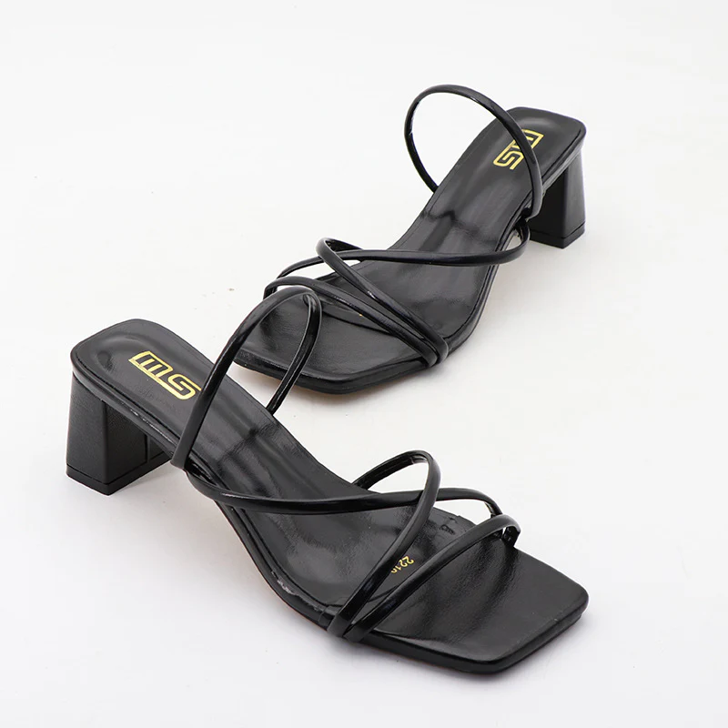 Square Head Thick Heel Sandals - Image 12