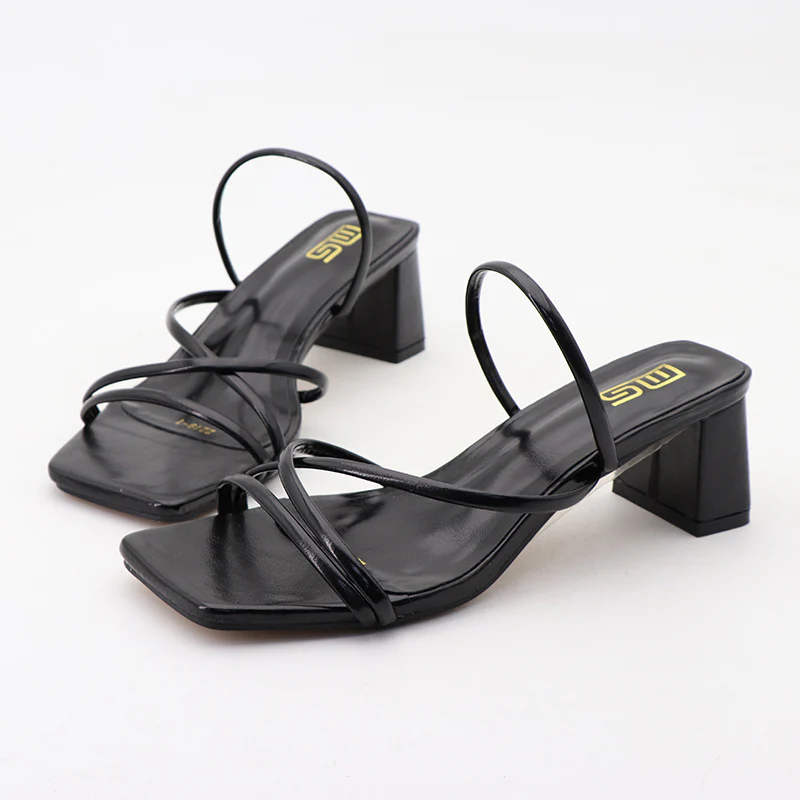Square Head Thick Heel Sandals - Image 13