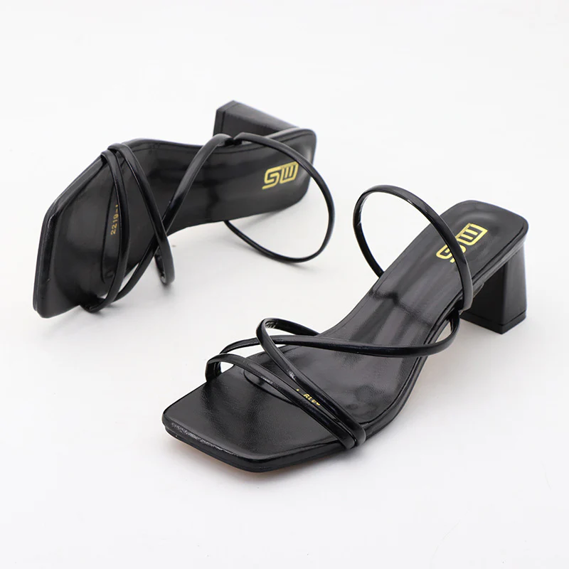 Square Head Thick Heel Sandals - Image 14