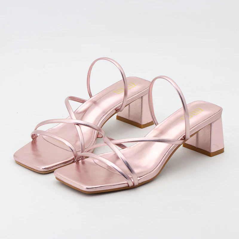 Square Head Thick Heel Sandals - Image 16