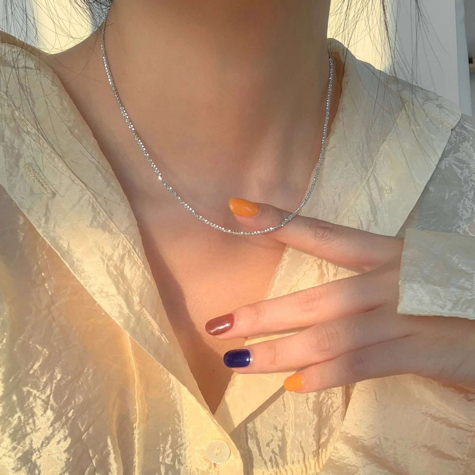 Square Shell Necklace - Image 12