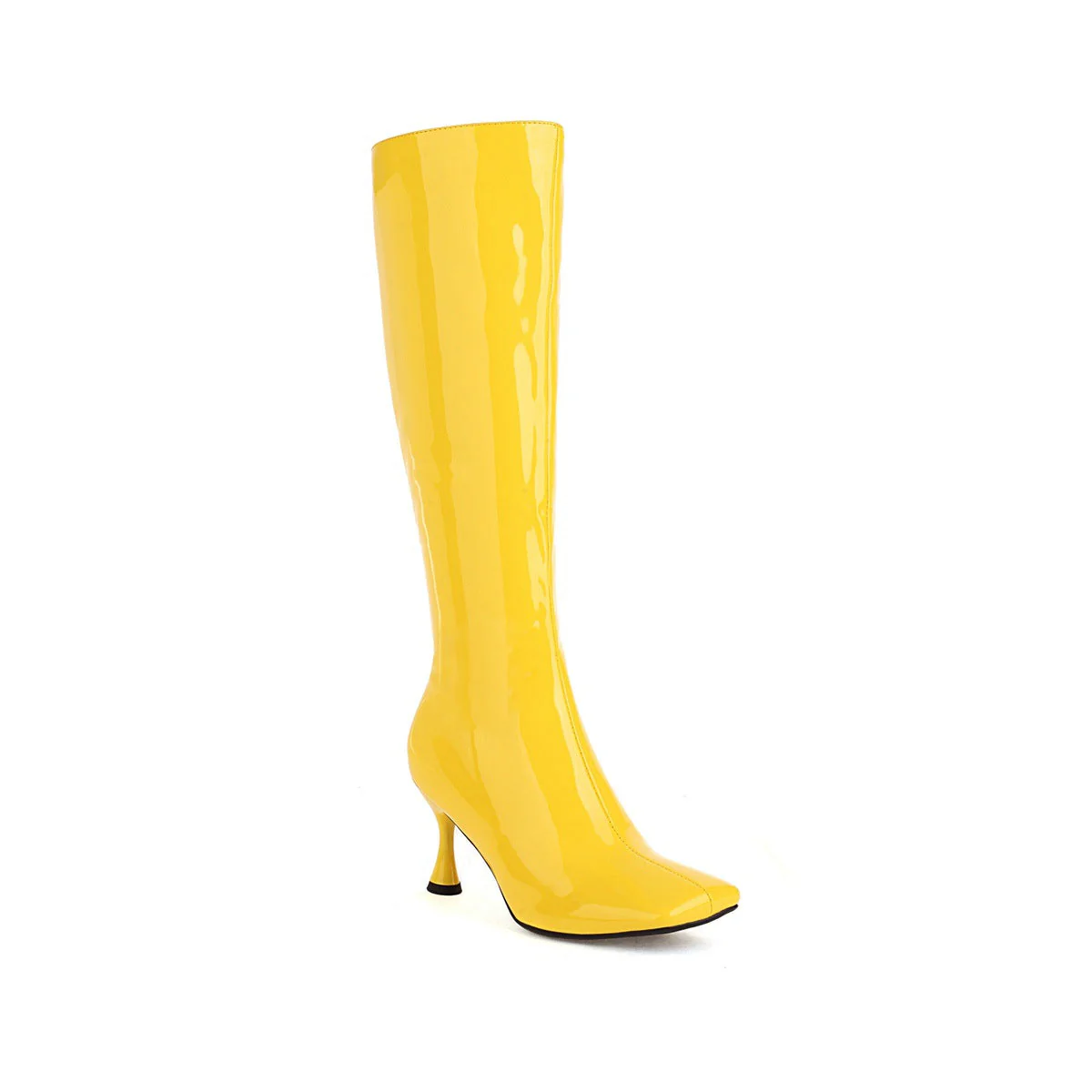 Square Toe Tall Martin Boots - Image 6