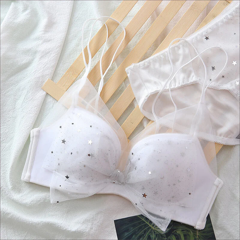 Star Lace Bow Underwear Set - Image 5