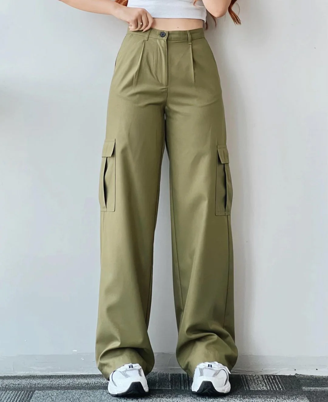 Street Style Straight Leg Cargo Pants - Image 2