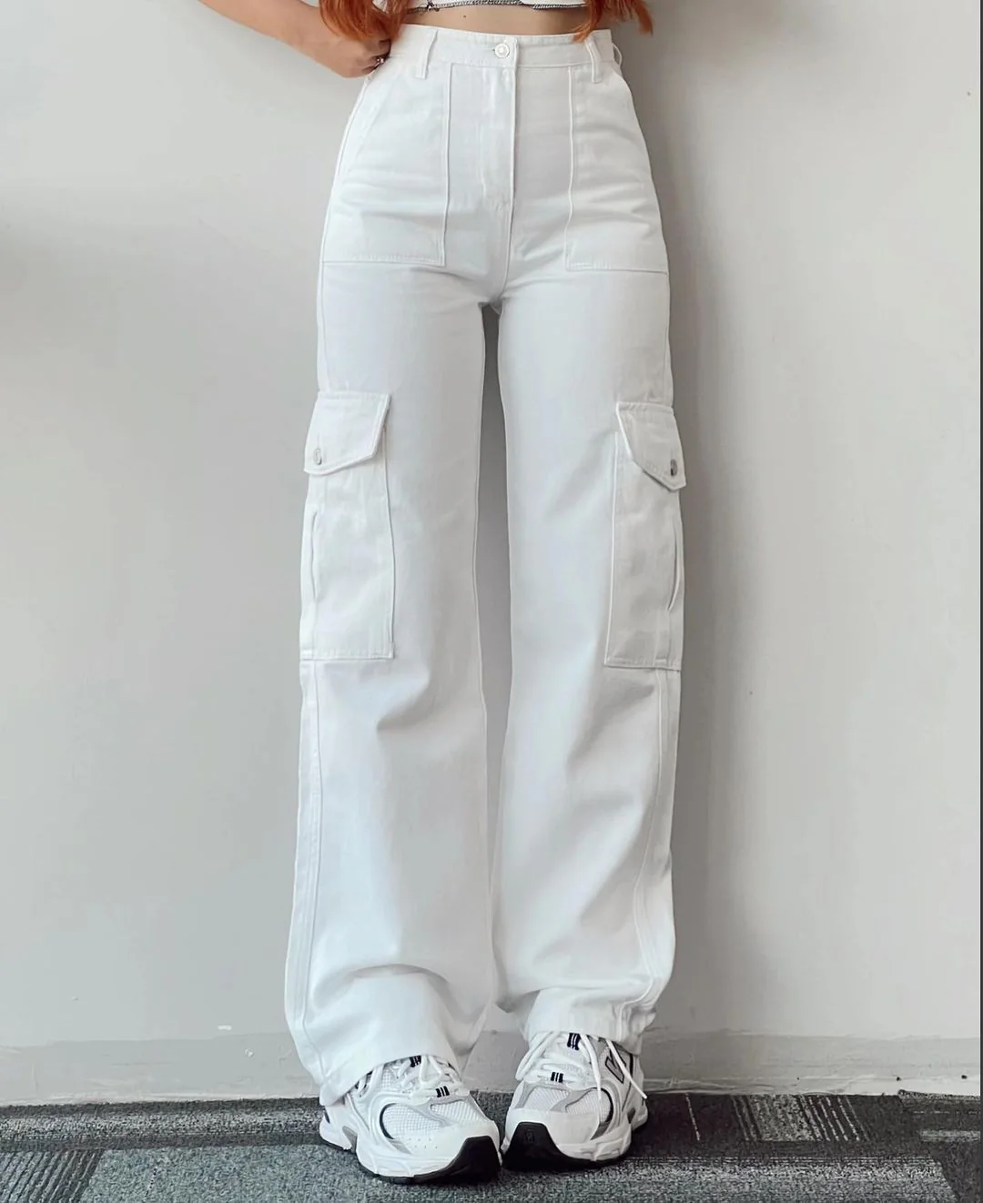 Street Style Straight Leg Cargo Pants - Image 7