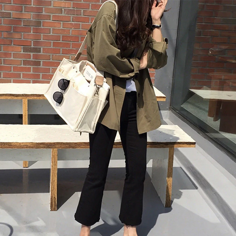 Student Large Canvas Shoulder Bag - Image 2