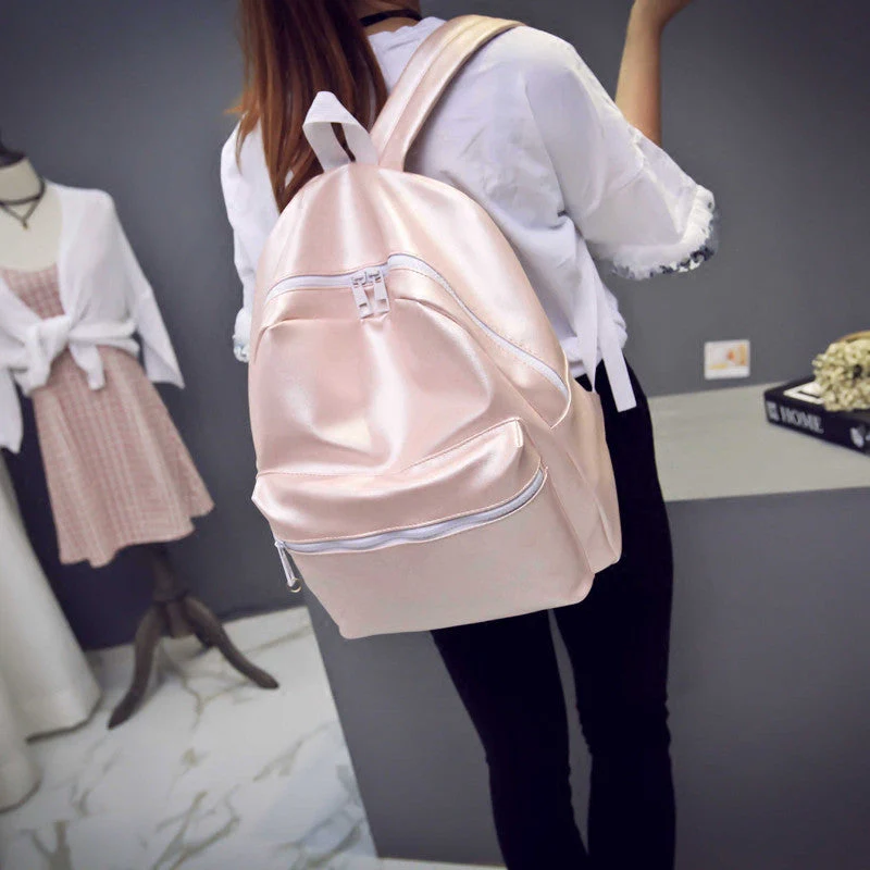 Students Pu Backpack - Image 8