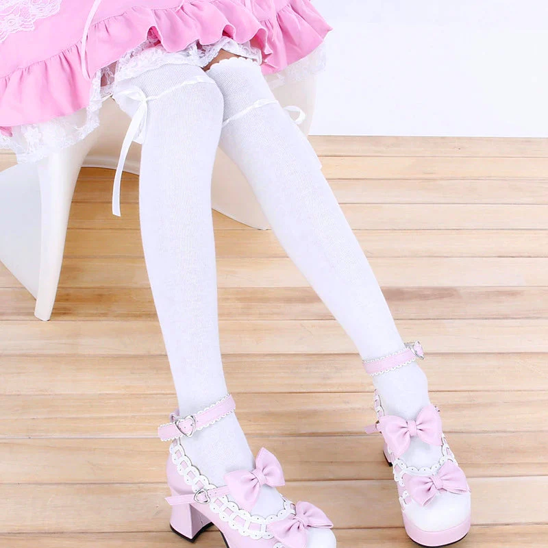 Sweet Lace Bow Stocking - Image 4