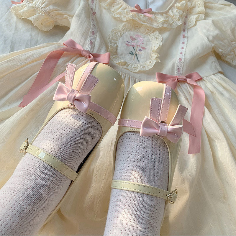 Sweet Lolita Bow Shoes