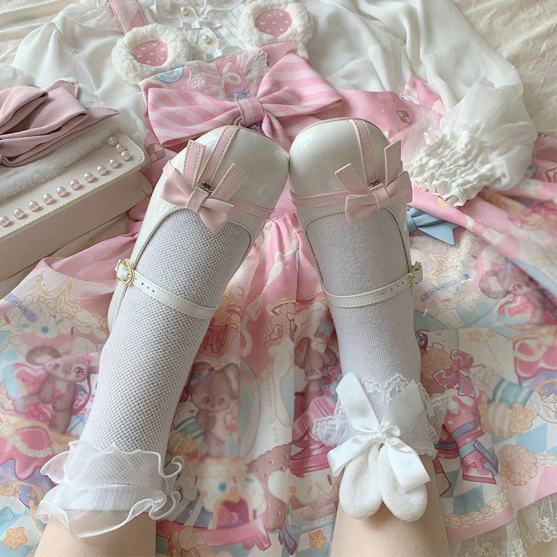 Sweet Lolita Bow Shoes - Image 2