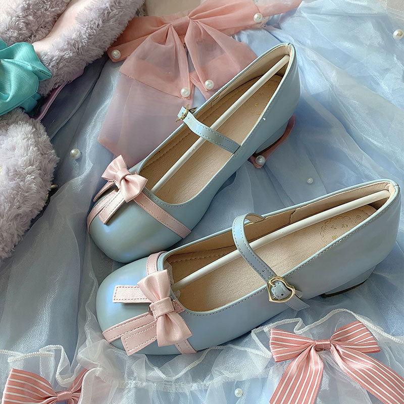 Sweet Lolita Bow Shoes - Image 3