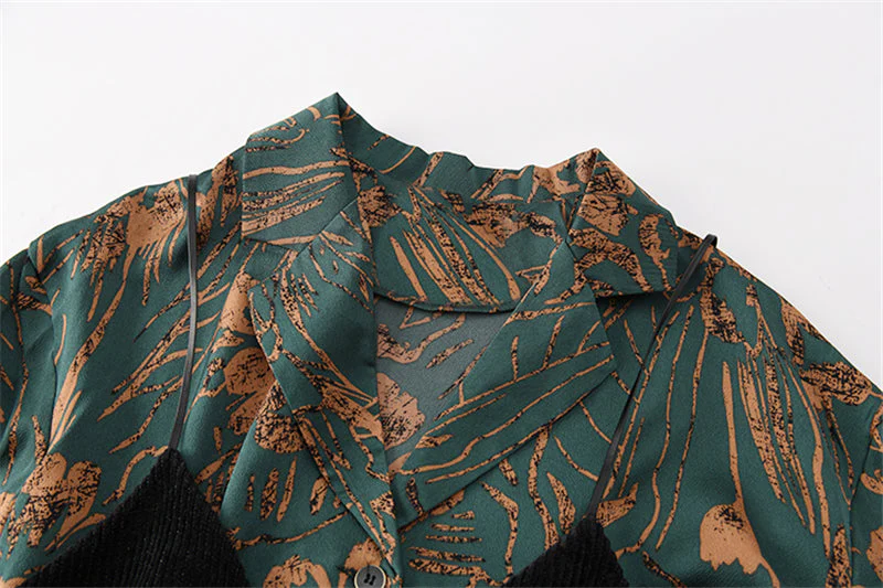 Two Piece Blouse Suit - Image 4
