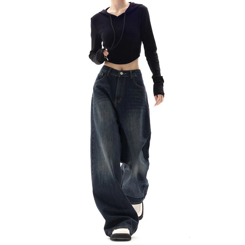 Vintage Blue 90s Boyfriend Jeans - Image 2