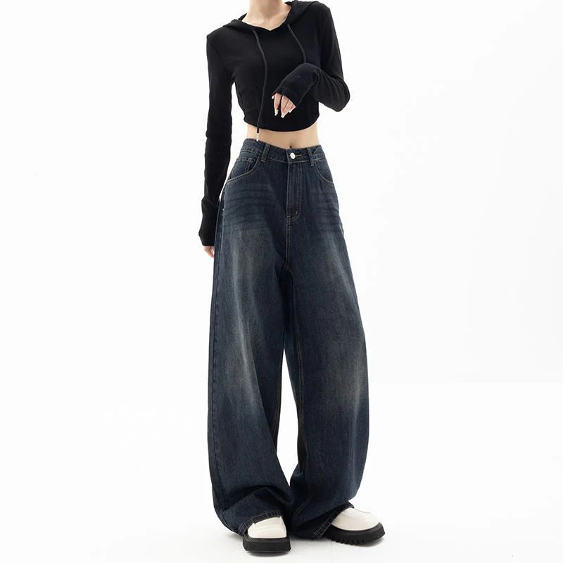 Vintage Blue 90s Boyfriend Jeans - Image 3